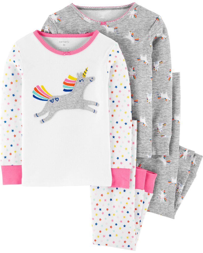 NWT ☀FOOTED FLEECE☀ CARTERS Girls Pajamas BOWS New YOU PICK 18m 24m 3T 4T 5T